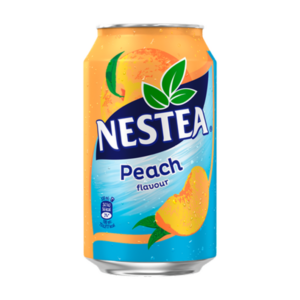 nestea ice tea peach fat can 330ml x24