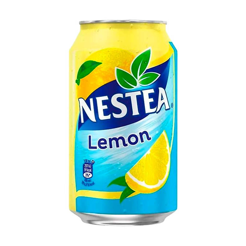 nestea ice tea lemon fat can 330ml x24 nestea ice tea lemon fat can 330ml x24