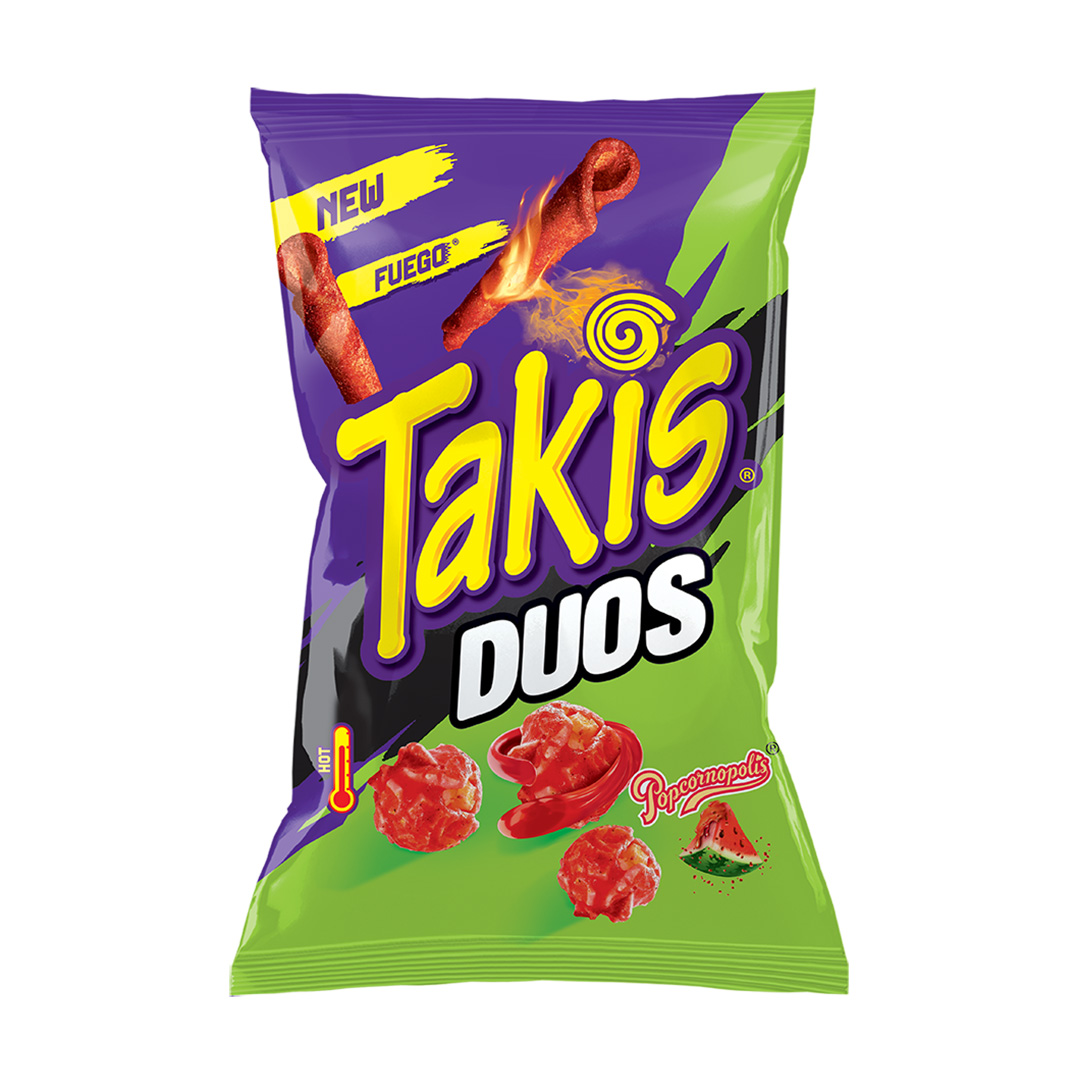 takis duos fuego x popcorn watermelon 85g x18 takis duos fuego x popcorn watermelon 85g x18