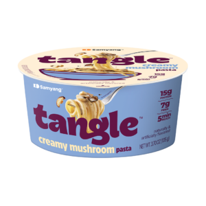 samyang tangle big bowl mushroom cream pasta 105g x6