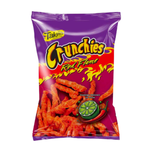 takim's crunchies red flame chili & lime 90g x24