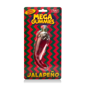 mega gummies jalapeno pepper 120g 11pces x1
