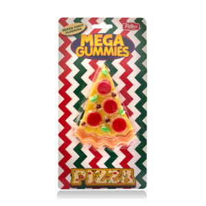 mega gummies pizza slices 120g 12pces x1