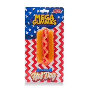 mega gummies american hot dog 120g 13pces x1