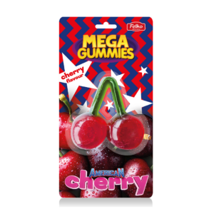 mega gummies american cherry 120g 11pces x1