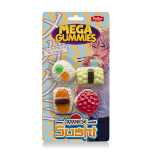 cny mega gummies japanese sushi 120g 13pces x1
