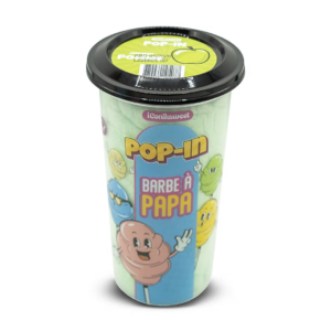 iconik sweet pop in barbe a papa saveur pomme 60g x12