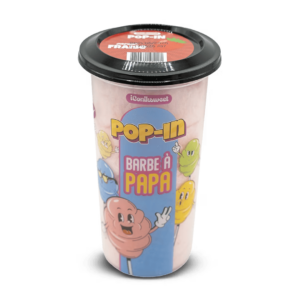 iconik sweet pop in barbe a papa saveur fraise 60g x12