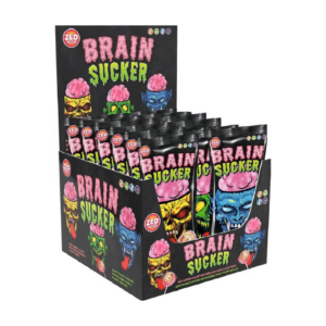 brain sucker 15pces display horror tower halloween 58g