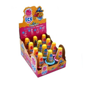 crunchy ice pop 12pces box funny candy fiesta x1
