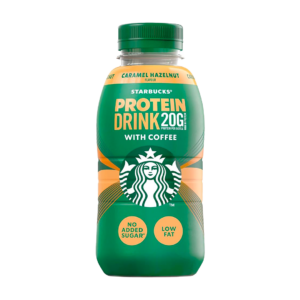 starbucks protein caramel hazelnut bottle 330ml x8