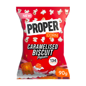 proper popcorn caramelised biscuit 90g x8