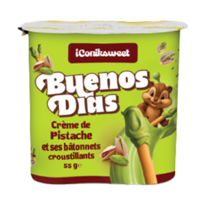 iconik sweet buenos dias creme de pistache et batonnÊts 55g x24