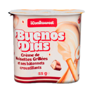 iconik sweet buenos dias creme noisette batonnets 55gx12