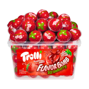 trolli flavor bomb strawberry 18,8g 60pces x1