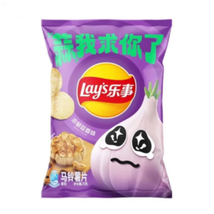 cny lay's garlic 70g x22