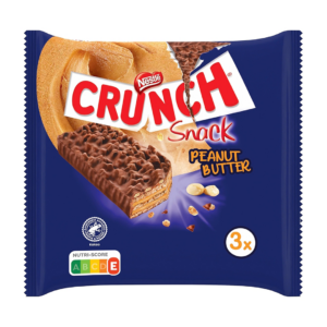 nestle crunch snack peanut butter 3x 31g x22