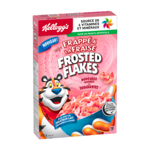 kellogg's cÉrÉales frappÉes a la fraise 350g x12