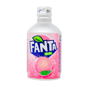 cny fanta white peach aluminium bottle 300ml x24