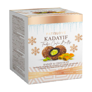 patislove brownie pistachio cream and milk chocolate kadayif130g x12