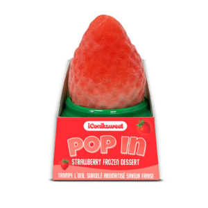 cny iconik sweet pop in trompe l'oeil fraise 75g x12