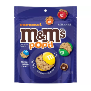 m&m's pop'd freeze dried chocolate candies 155g x8