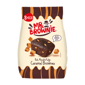 mr brownie brownies caramel (8pces) 200g x12